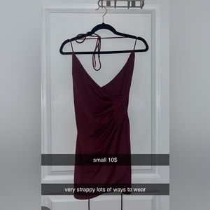Strappy Bodycon Wrap dress